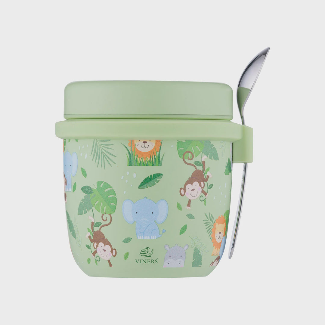 Jungle Food Flask With Spoon 300ml