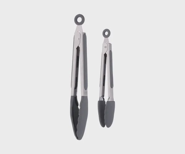Viners 2 Piece Tong Set Stainless Steel