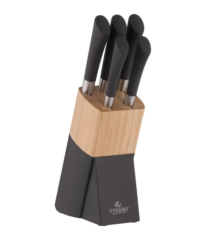 Allure 6 Pce Knife Block Set Giftbox