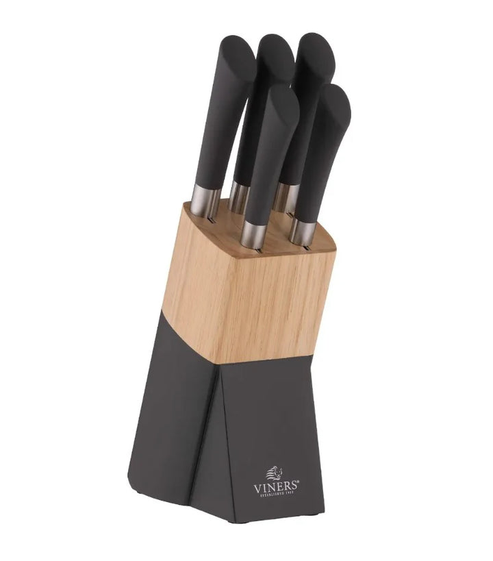 Allure 6 Pce Knife Block Set Giftbox
