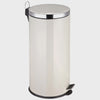 Miller Stainless Steel 30Ltr Pedal Bin Cream