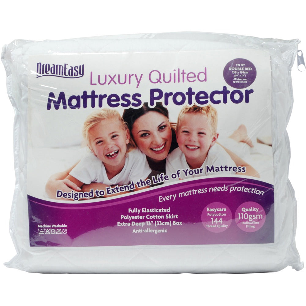 DreamEasy Waterproof Microfibre Pair of Pillow Protectors