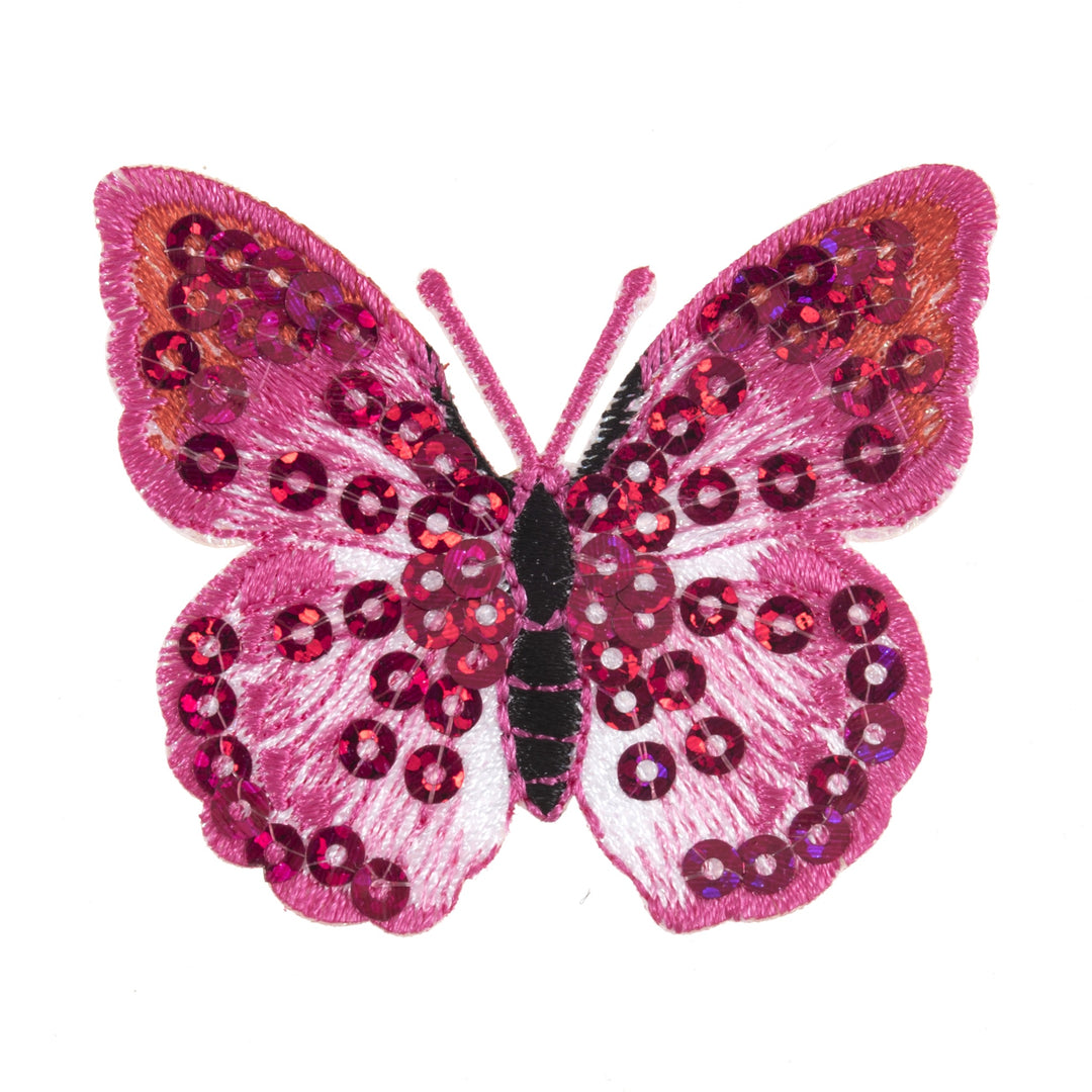 Motif C: Pink Sequin Butterfly