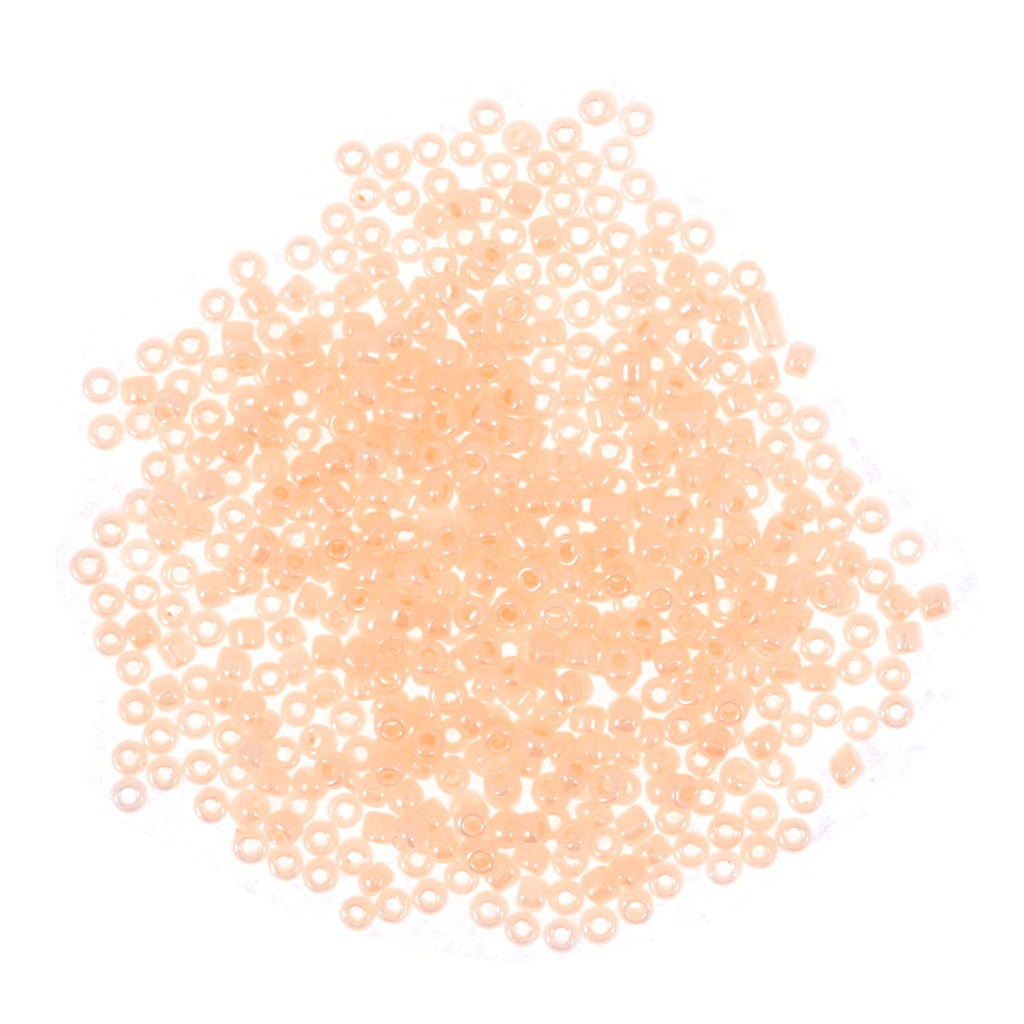 Beads: Seed: 2mm: Peach: 8g