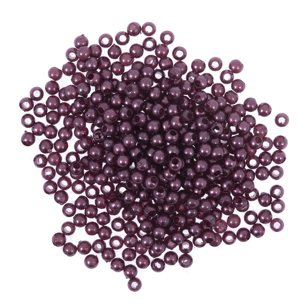 Beads: Pearls: 6mm: Purple: 20