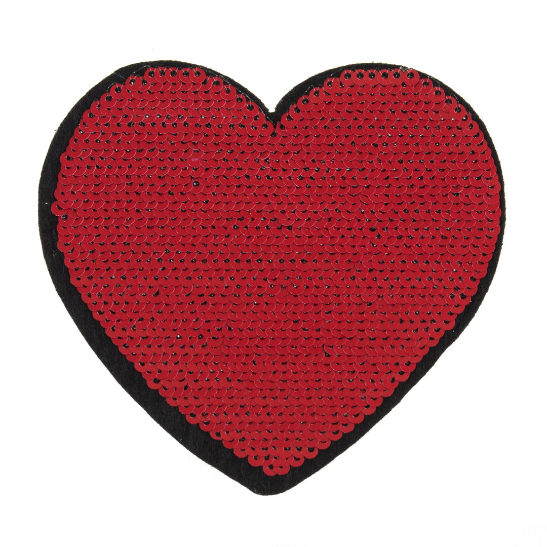 Motif C: Red Heart: Flip Sequin