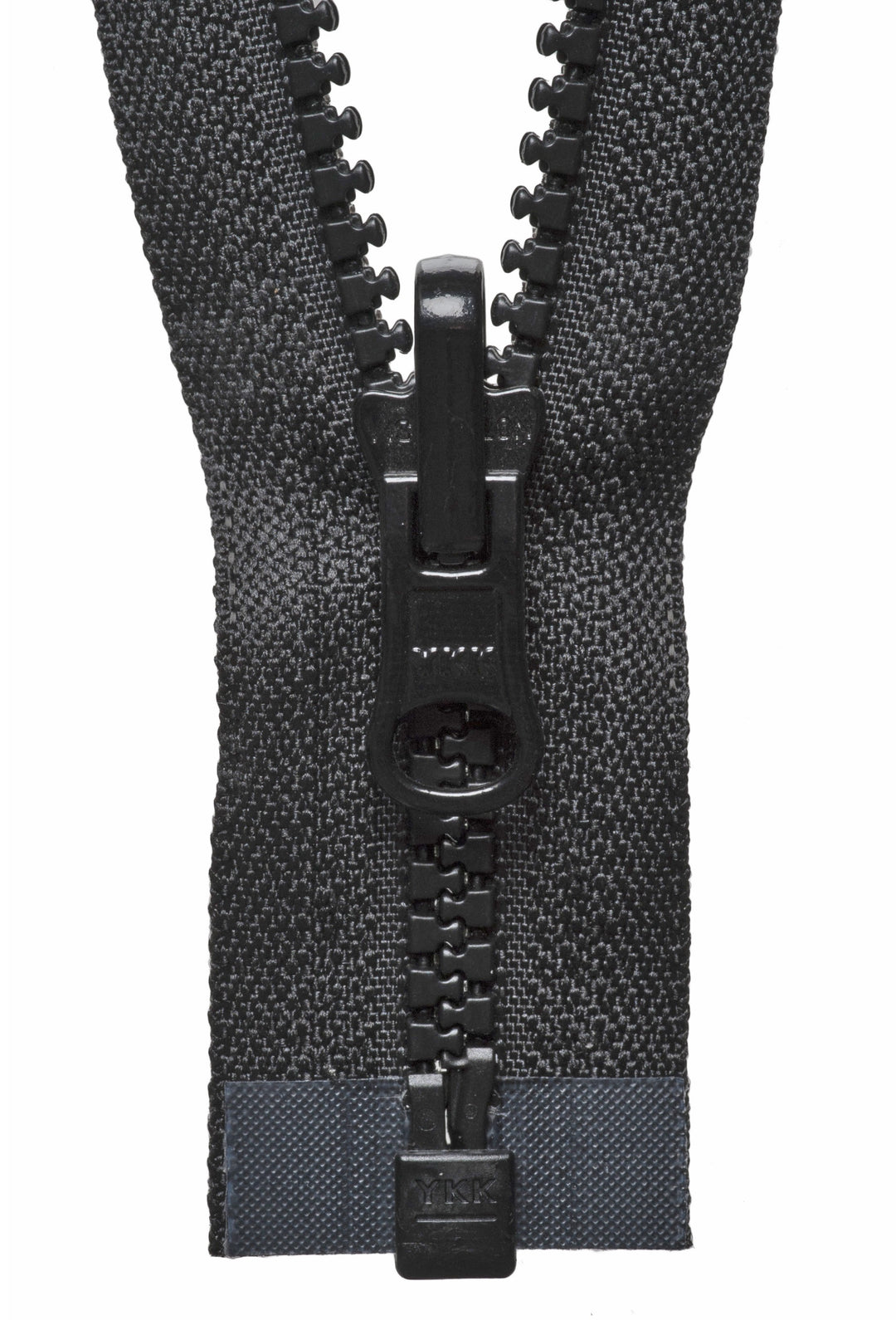 Vislon Flip Over Zip: 61cm: Black