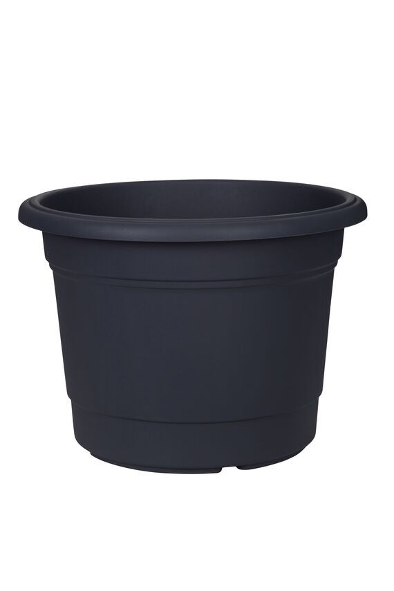 Round Milano Planter 50cm - Gunmetal