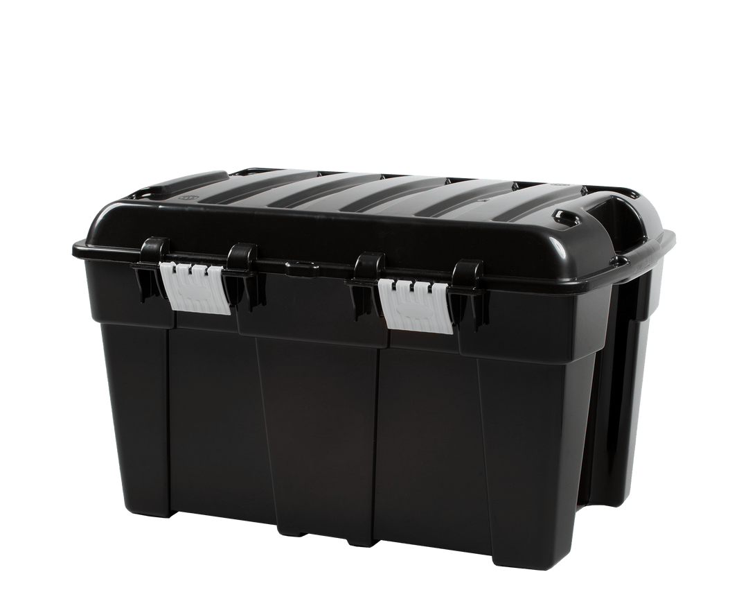 DIY 48L Storage Trunk Recycled Black & Upc Soft Grey Clips