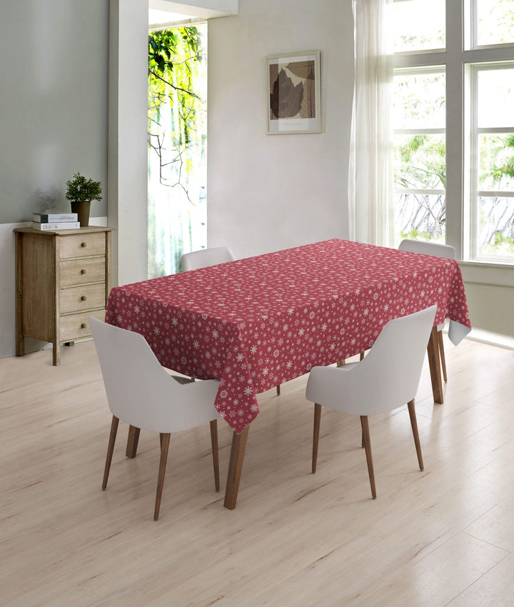 Wipeclean Xmas Table Cloth 140cm/54in By The Metre 1096-3