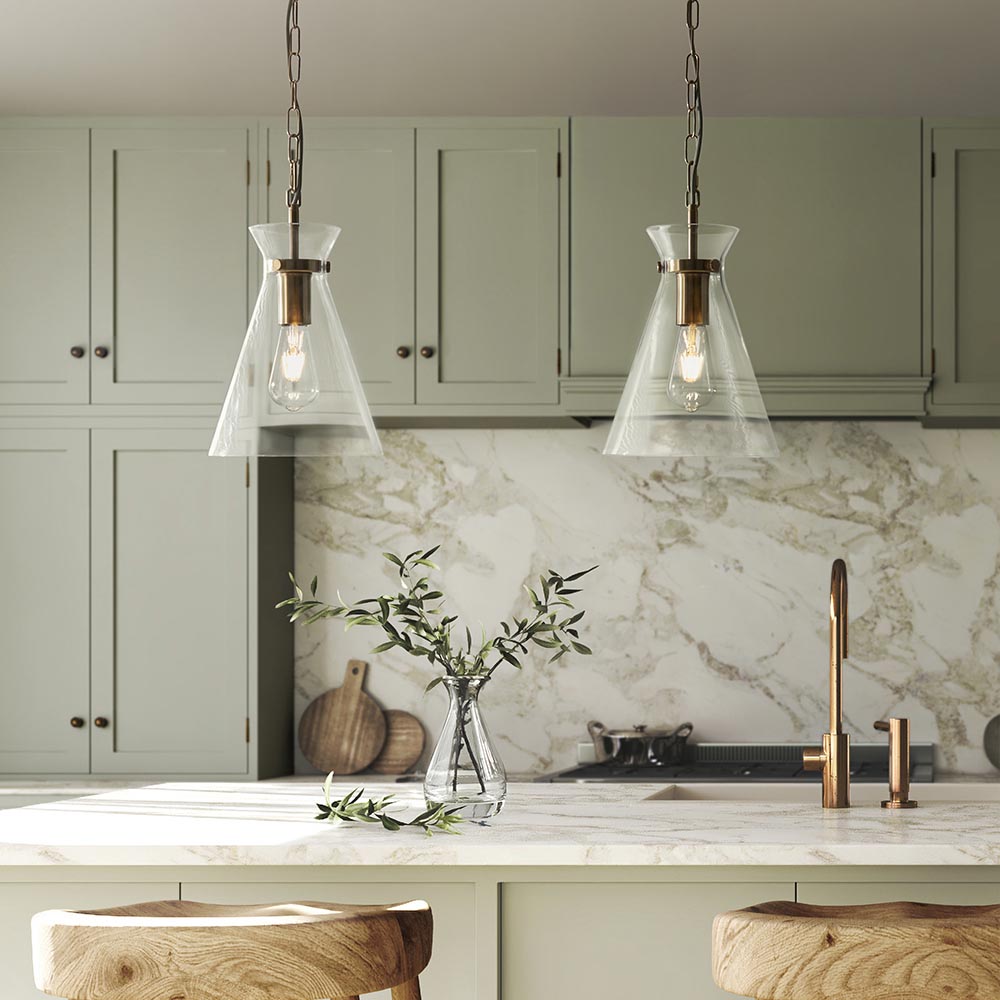 Harlow Pendant - Br Aged Brass (DHD)