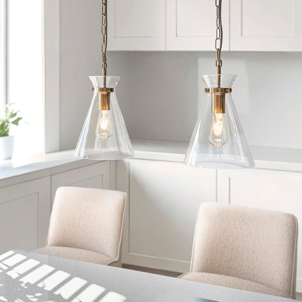 Harlow Pendant - Br Aged Brass (DHD)