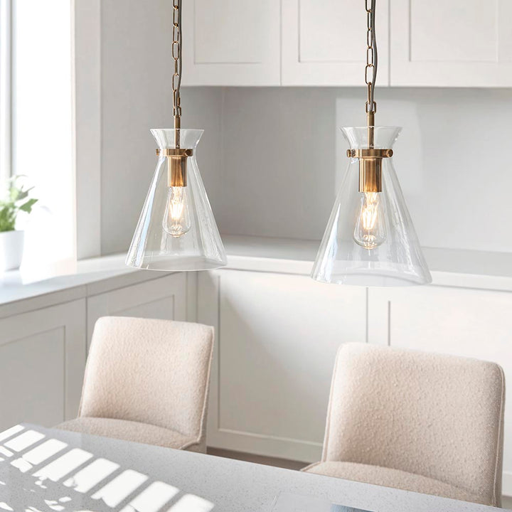 Harlow Pendant - Br Aged Brass (DHD)