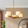 Heathcliff 5lt Pendant - Br Aged Brass/Natural Linen (DHD)