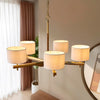 Heathcliff 5lt Pendant - Br Aged Brass/Natural Linen (DHD)