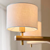 Heathcliff 5lt Pendant - Br Aged Brass/Natural Linen (DHD)