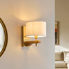 Heathcliff Wall - Br Aged Brass/Natural Linen (DHD)
