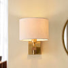 Heathcliff Wall - Br Aged Brass/Natural Linen (DHD)