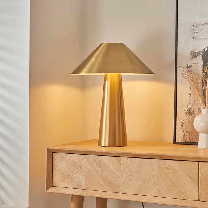 Isak Table - Br Aged Brass (DHD)