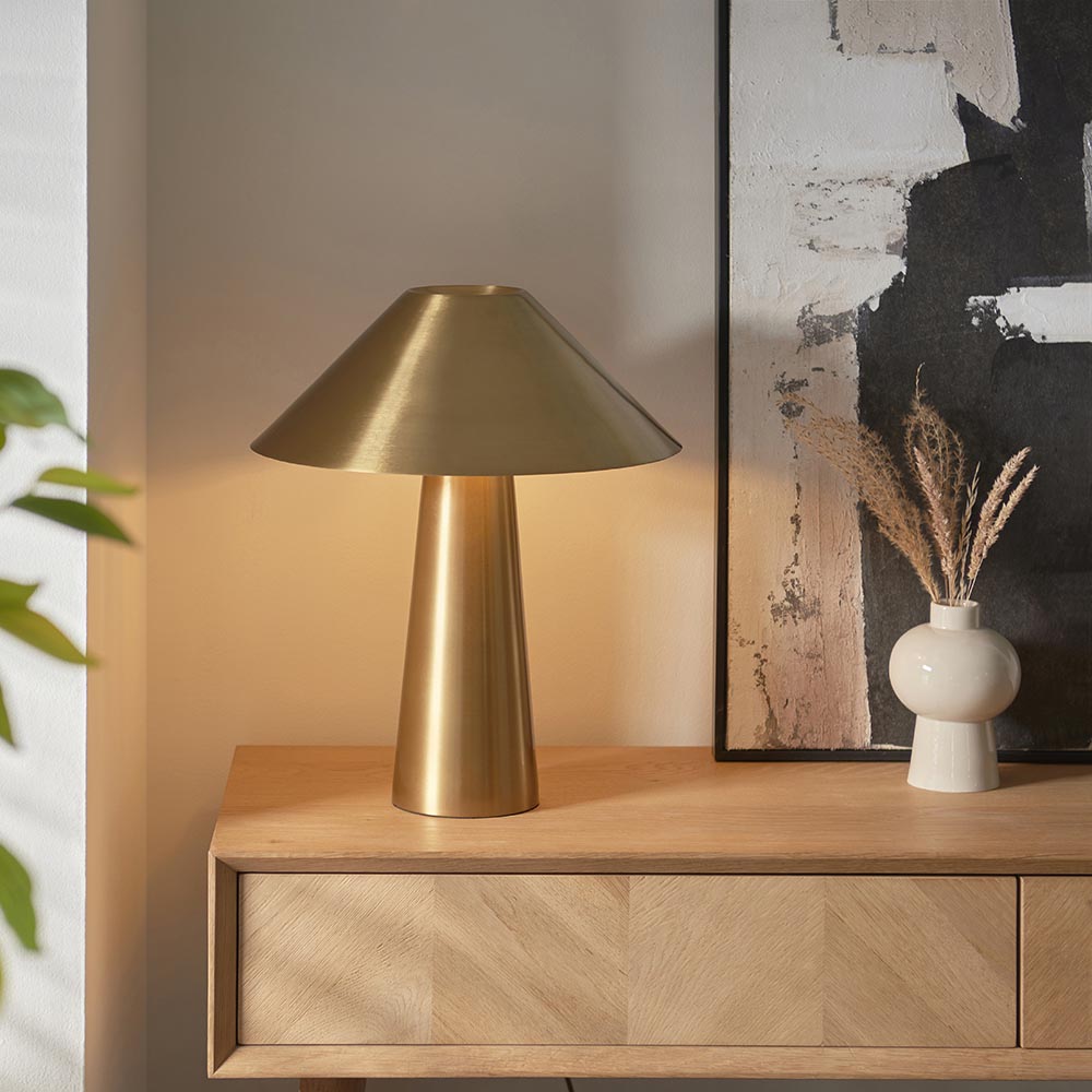 Isak Table - Br Aged Brass (DHD)