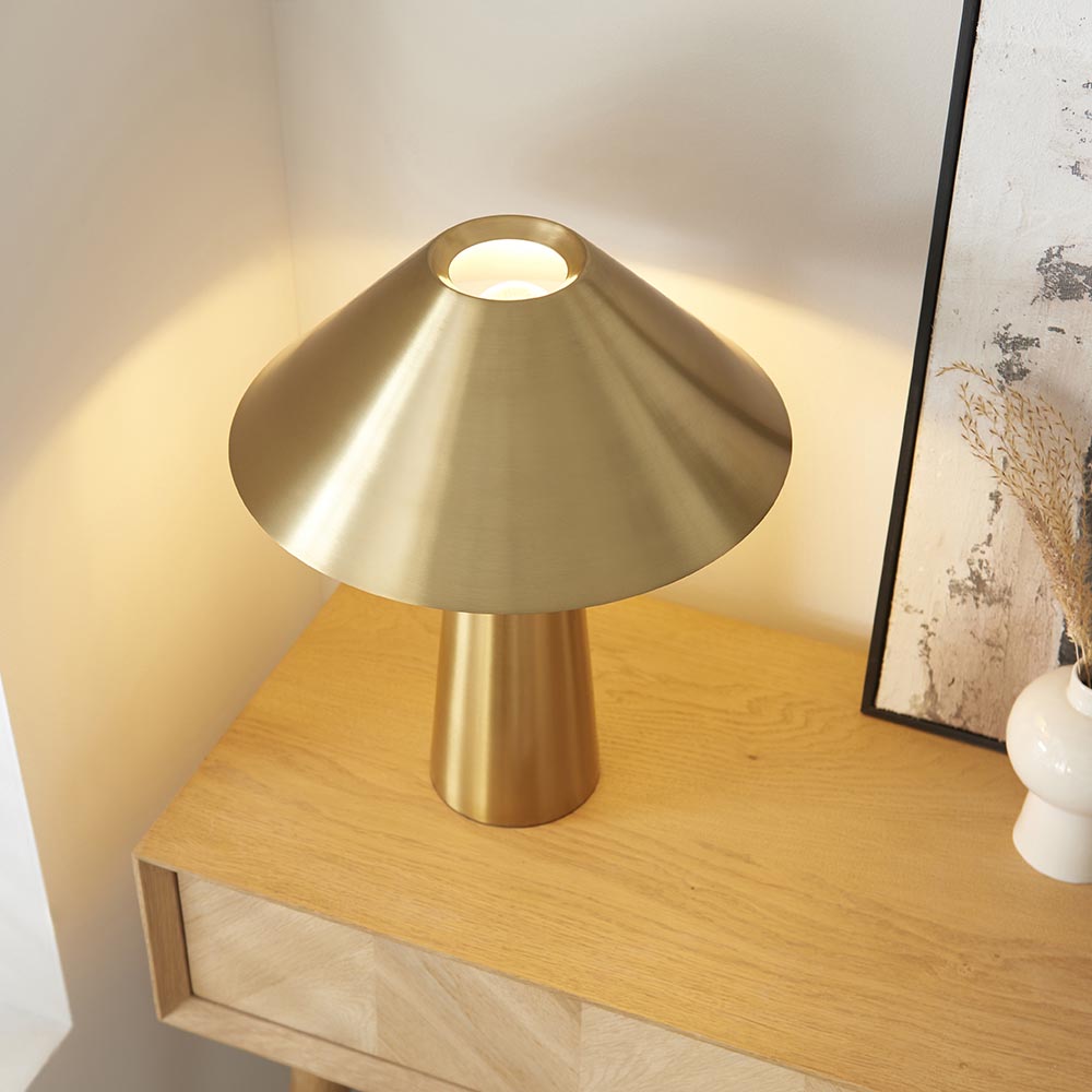 Isak Table - Br Aged Brass (DHD)
