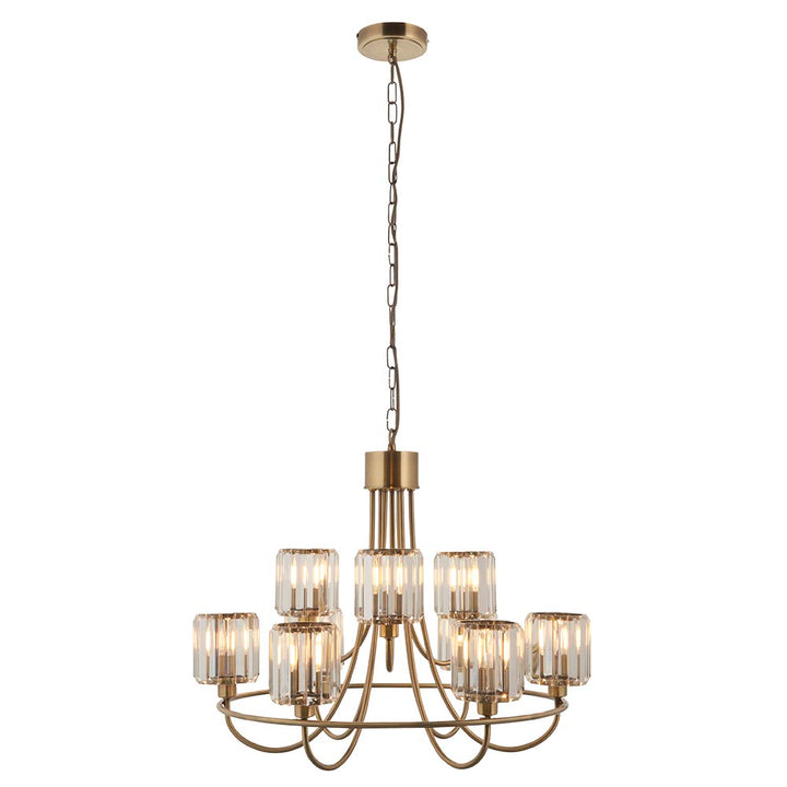 Berenice 9Lt Pendant - Ant. Brass (DHD)