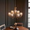 Berenice 9Lt Pendant - Ant. Brass (DHD)