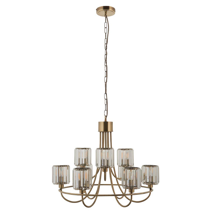 Berenice 9Lt Pendant - Ant. Brass (DHD)