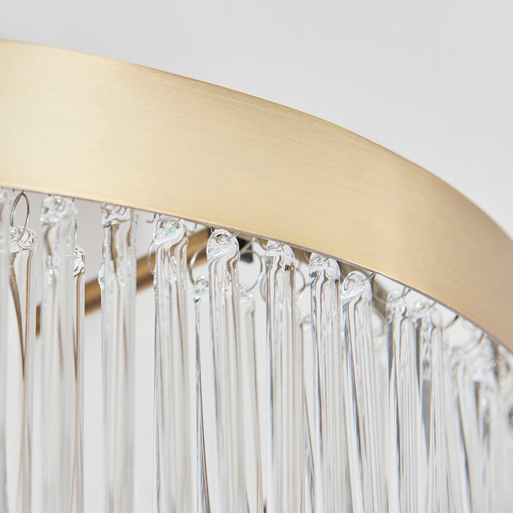 Clermont 3lt Semi Flush - Warm Ant. Brass (DHD)
