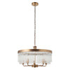 Clermont 5lt Pendant - Warm Ant. Brass (DHD)