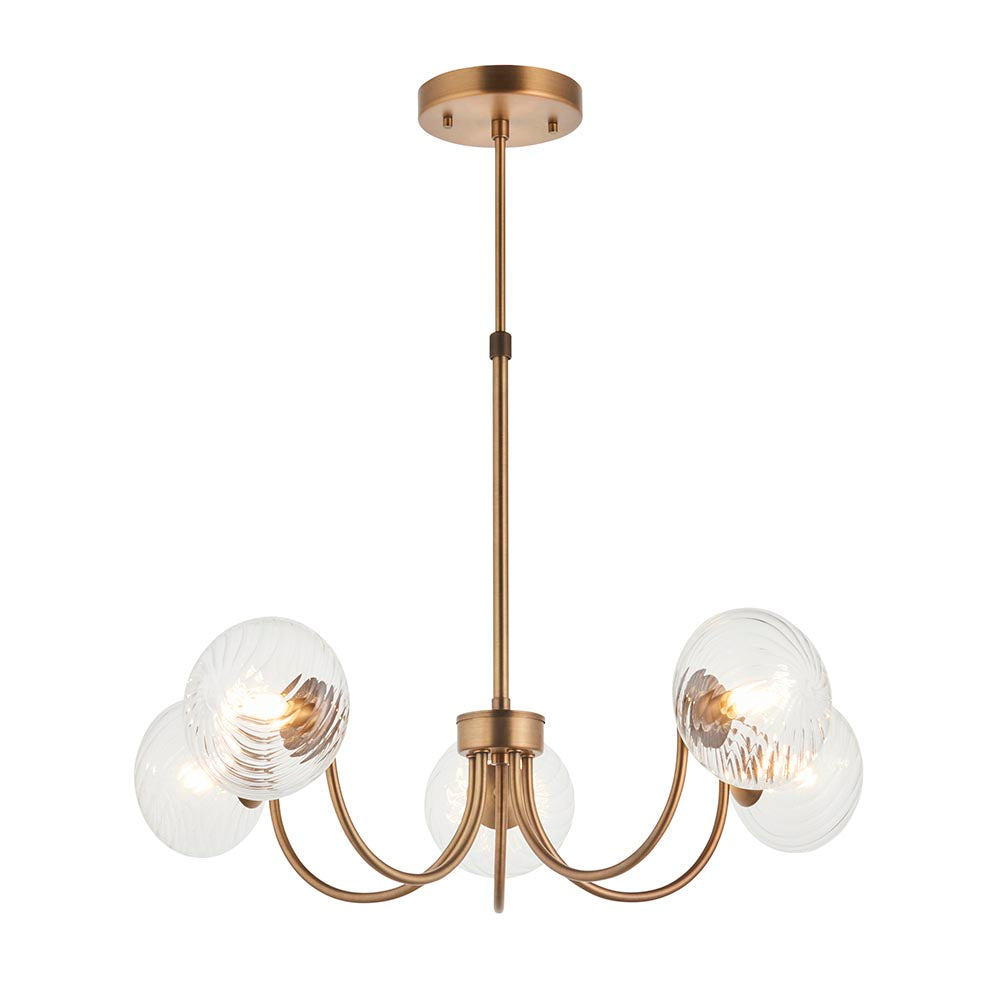 Hague 5Lt Semi Flush - Warm Ant. Brass (DHD)
