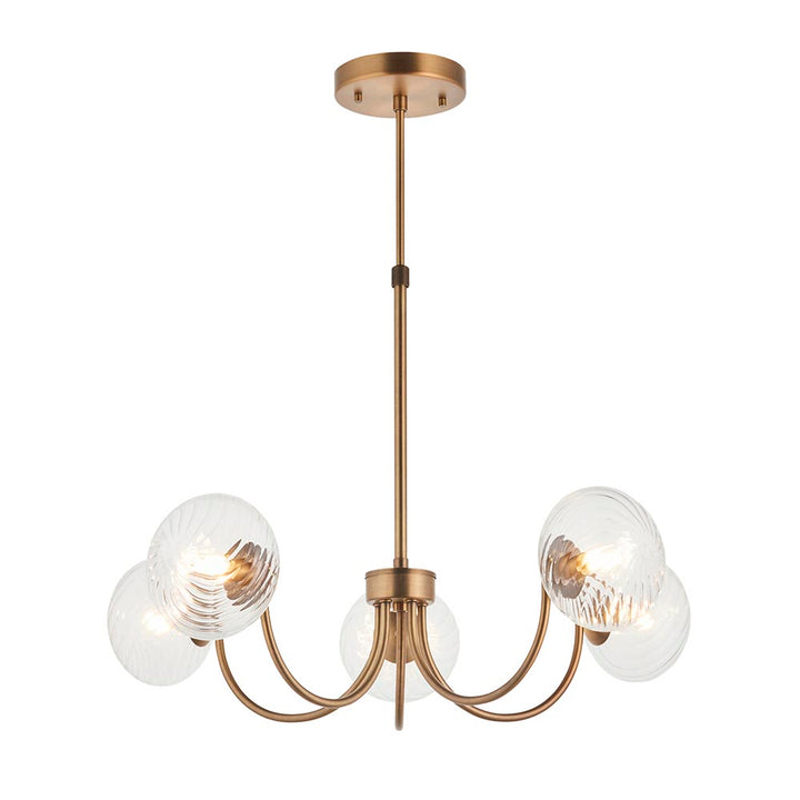 Hague 5Lt Semi Flush - Warm Ant. Brass (DHD)
