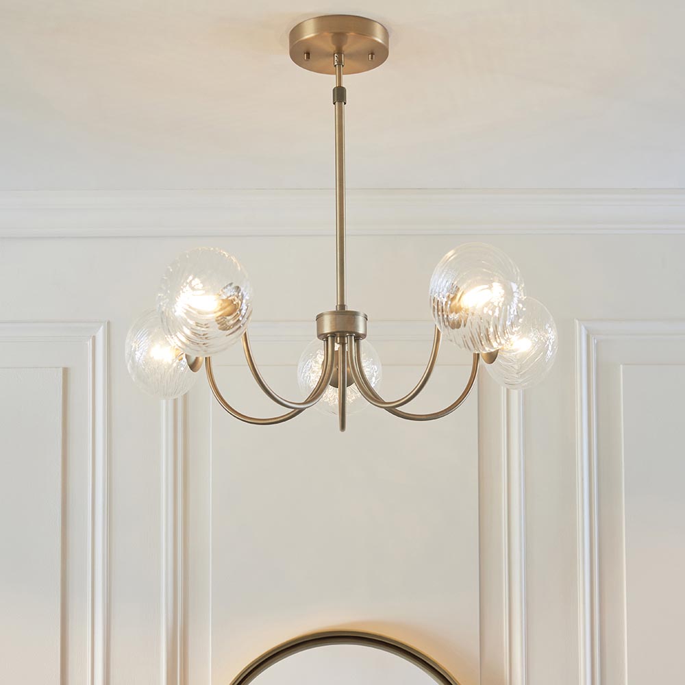 Hague 5Lt Semi Flush - Warm Ant. Brass (DHD)