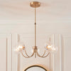 Hague 5Lt Semi Flush - Warm Ant. Brass (DHD)