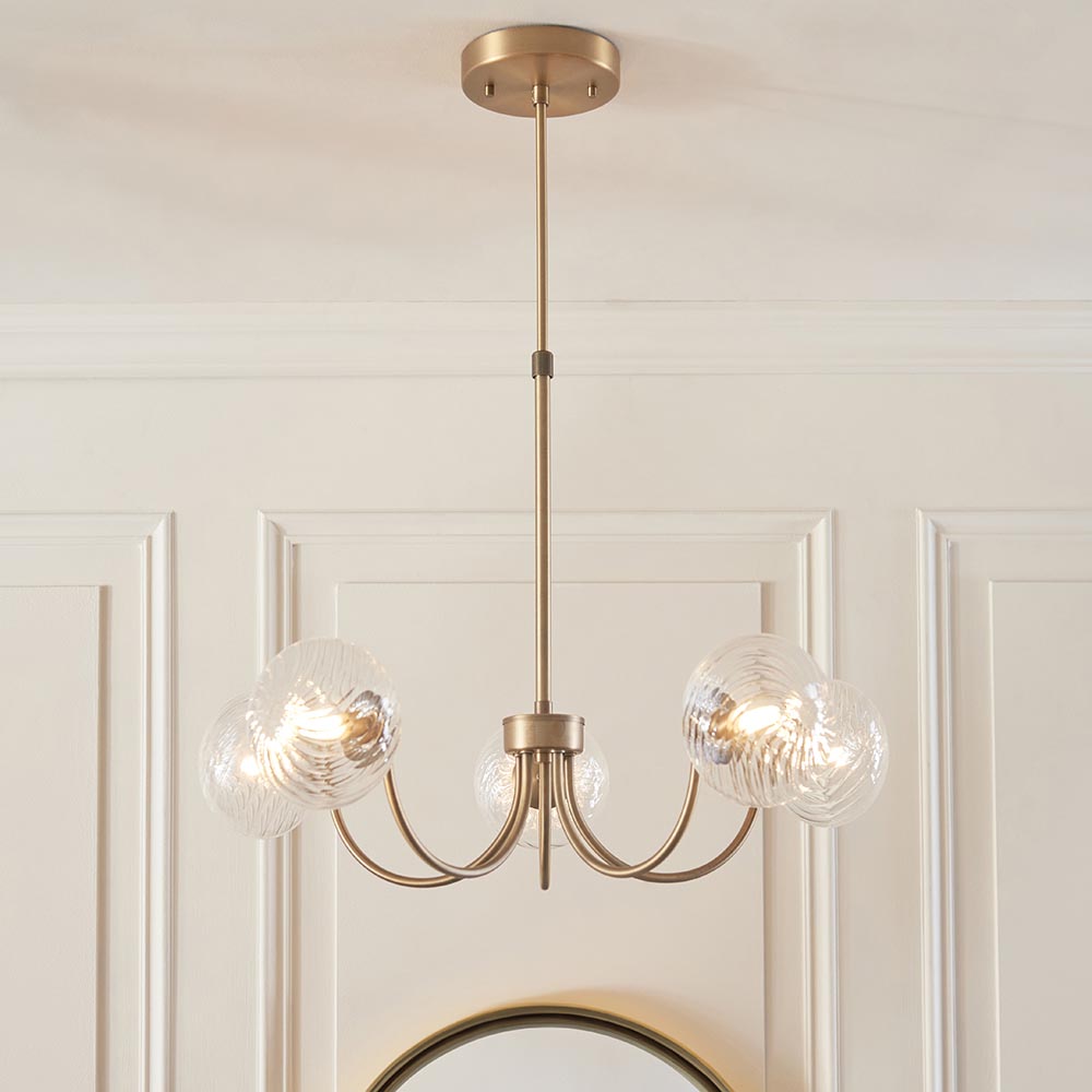 Hague 5Lt Semi Flush - Warm Ant. Brass (DHD)