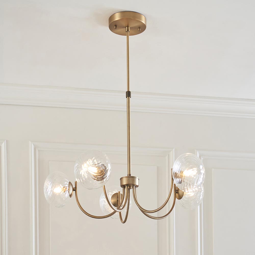 Hague 5Lt Semi Flush - Warm Ant. Brass (DHD)