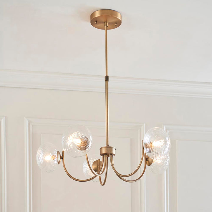 Hague 5Lt Semi Flush - Warm Ant. Brass (DHD)