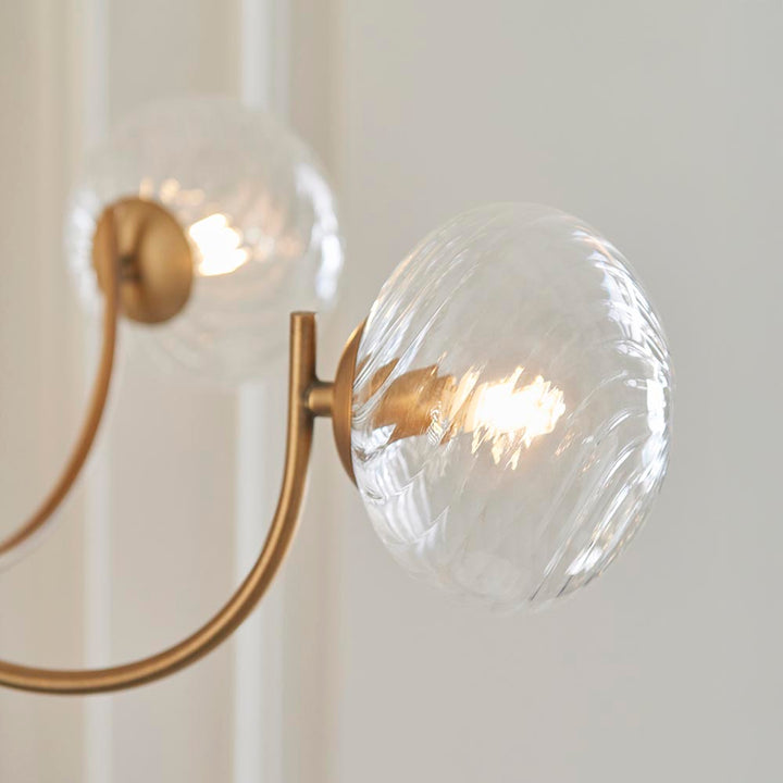 Hague 5Lt Semi Flush - Warm Ant. Brass (DHD)