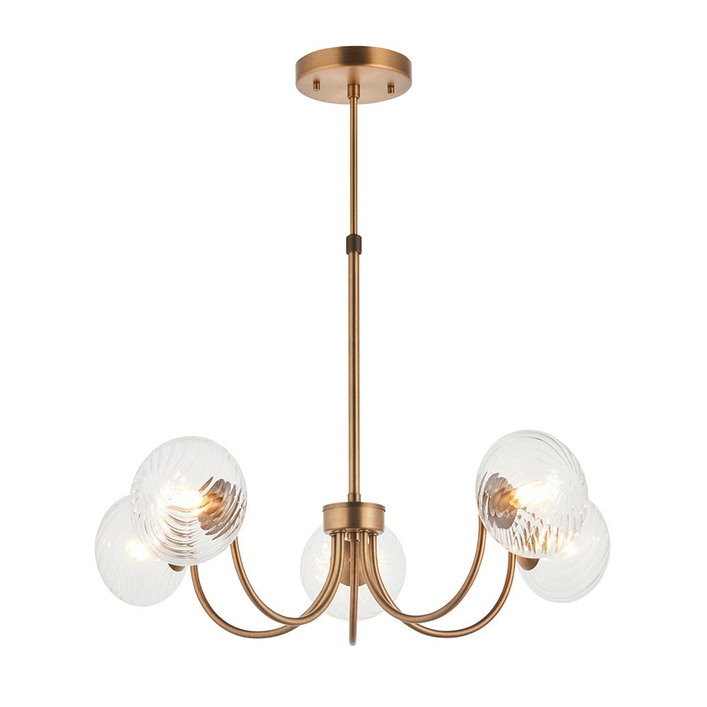 Hague 5Lt Semi Flush - Warm Ant. Brass (DHD)