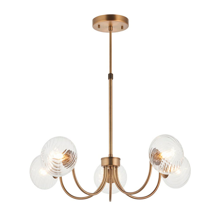 Hague 5Lt Semi Flush - Warm Ant. Brass (DHD)