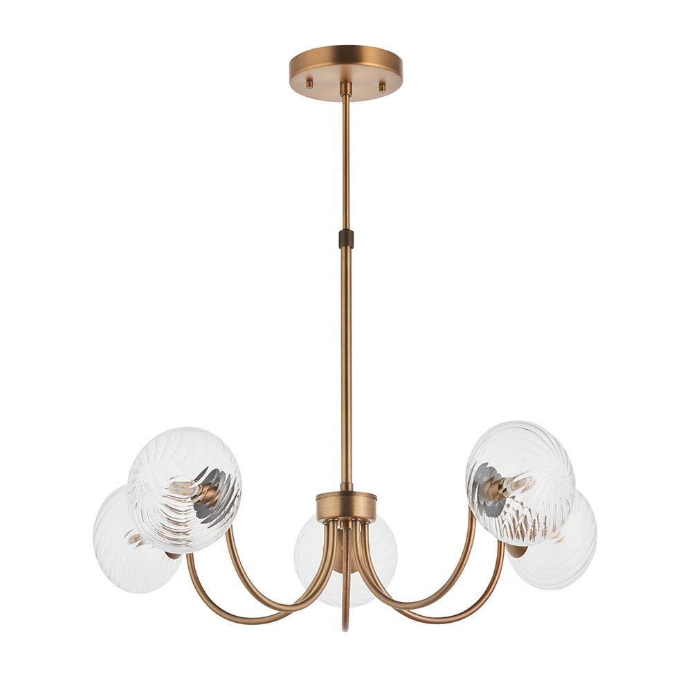 Hague 5Lt Semi Flush - Warm Ant. Brass (DHD)