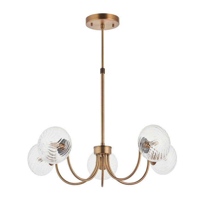 Hague 5Lt Semi Flush - Warm Ant. Brass (DHD)