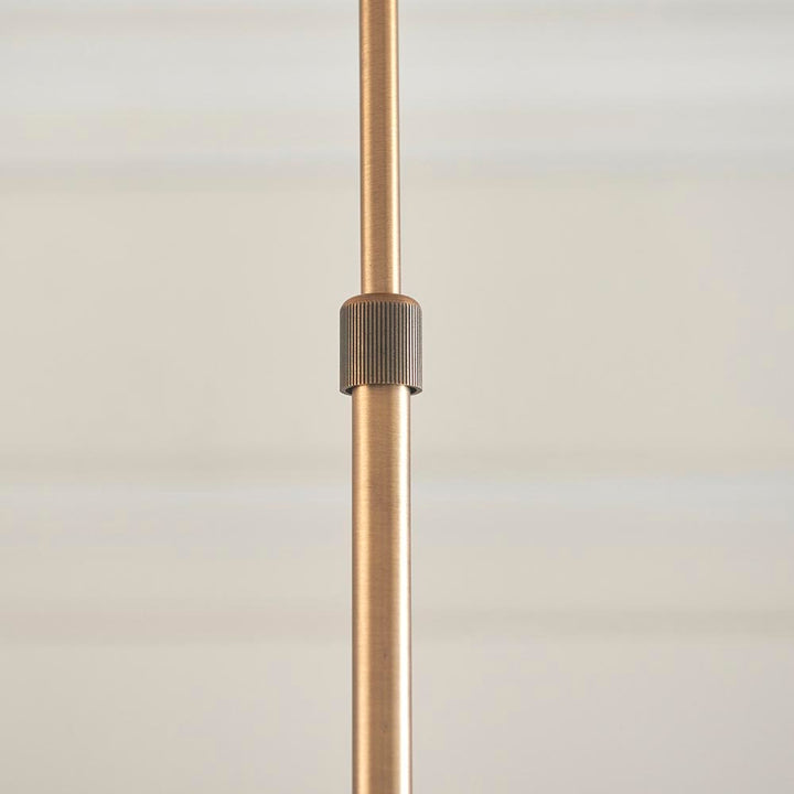 Hague 7Lt Semi Flush - Warm Ant. Brass (DHD)
