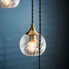 Allegra 5lt Cascade Pendant - Ant. Brass (DHD)