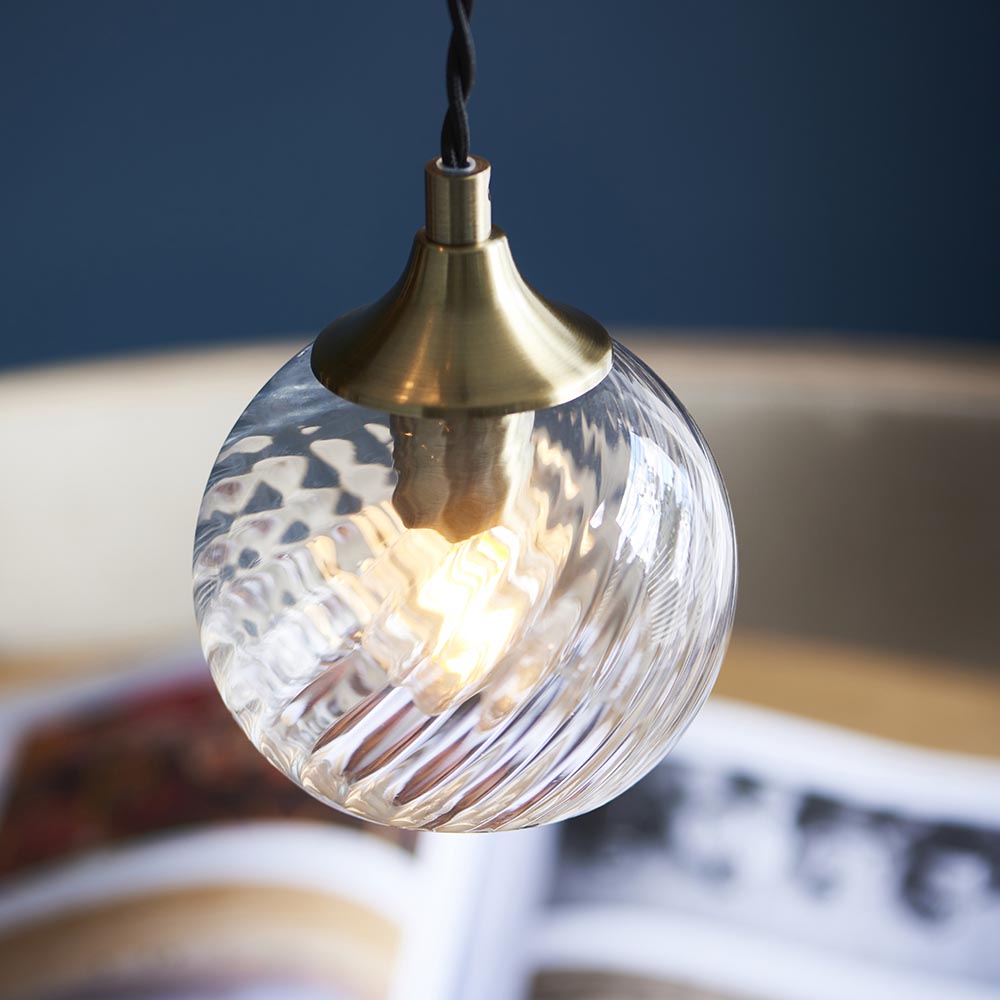 Allegra 5lt Cascade Pendant - Ant. Brass (DHD)