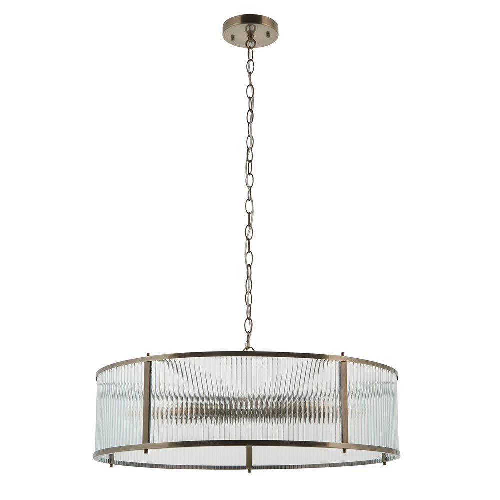 Ridgeton 8Lt Pendant - Ant Brass (DHD)