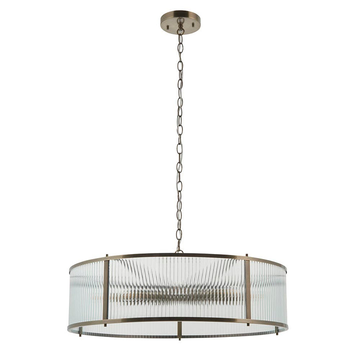 Ridgeton 8Lt Pendant - Ant Brass (DHD)