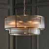 Ridgeton Tiered 8Lt Pendant - Ant Brass (DHD)