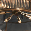 Ridgeton Tiered 8Lt Pendant - Ant Brass (DHD)