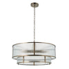 Ridgeton Tiered 8Lt Pendant - Ant Brass (DHD)